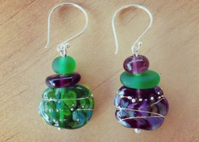 Tanqueray and Hendricks Limited Release gin bottle earrings