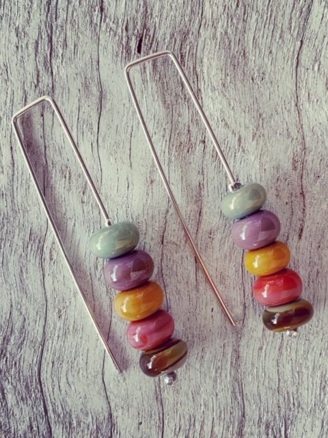 Long earrings for Autumn