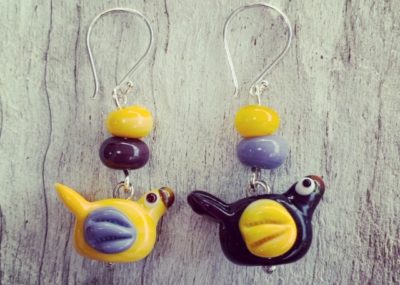 Bird earrings