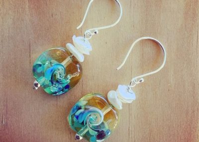 ocean inspired earrings