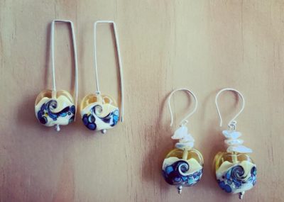 ocean inspired earrings