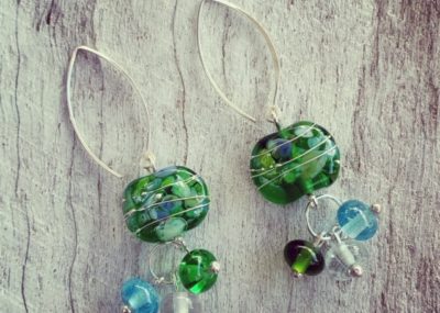 Tanqueray Gin Bottle earrings