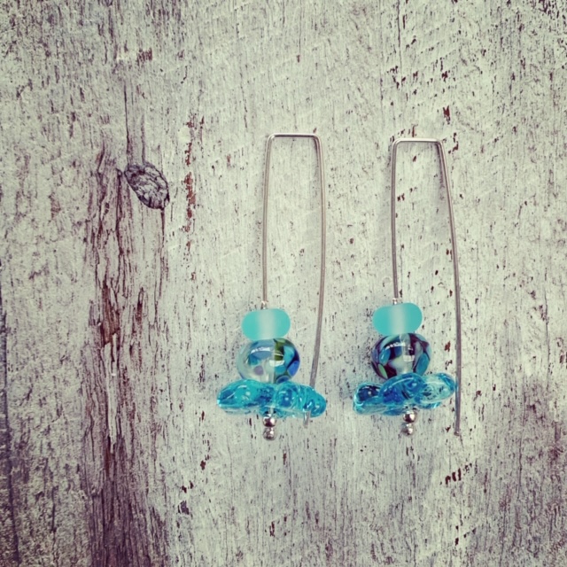 gin and tonic earrings