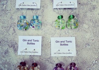 gin and tonic earrings