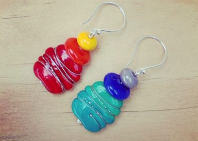 rainbow earrings