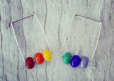rainbow earrings