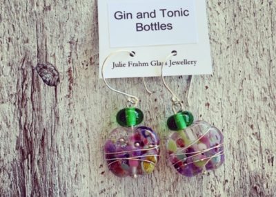 gin and tonic earrings