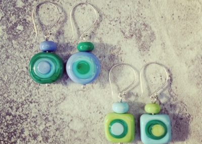 Kandinsky inspired earrings