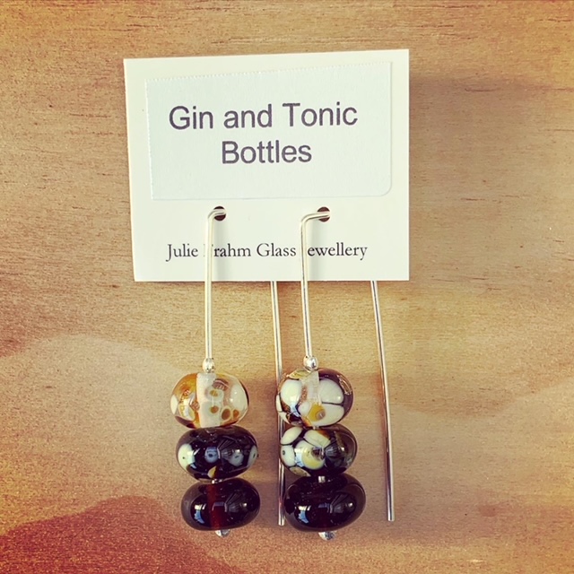 gin and tonic earrings 