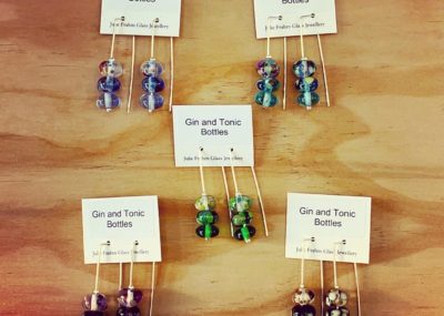 gin and tonic earrings