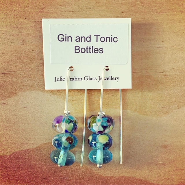 gin and tonic earrings 