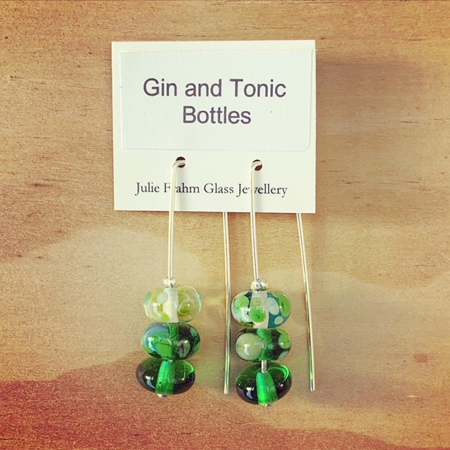 gin and tonic earrings 