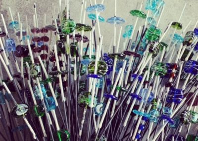 recycled glass beads