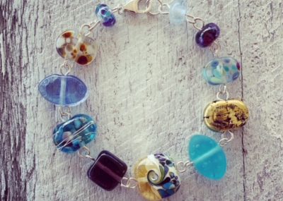 glass bead bracelet