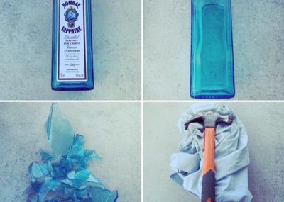 recycled glass beads