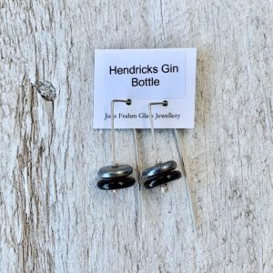 hendricks gin bottle earrings