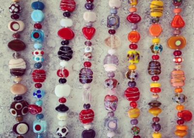 glass bead bracelet