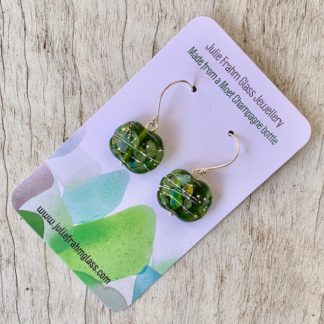 champagne bottle earrings