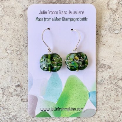 champagne bottle earrings