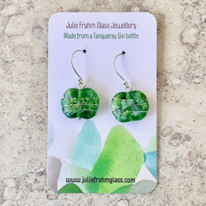 gin bottle earrings