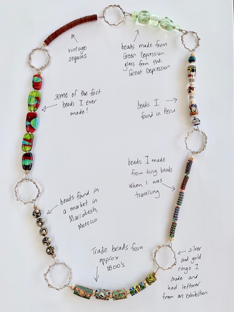 Julie Frahm Glass necklace 