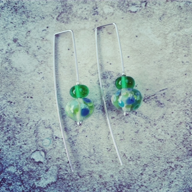 Tanqueray gin and tonic earrings