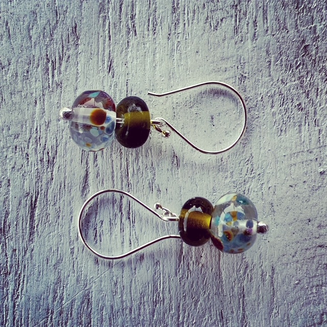 Bethany wine bottle earrings