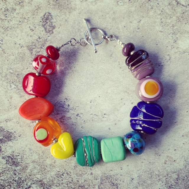 rainbow bracelet 