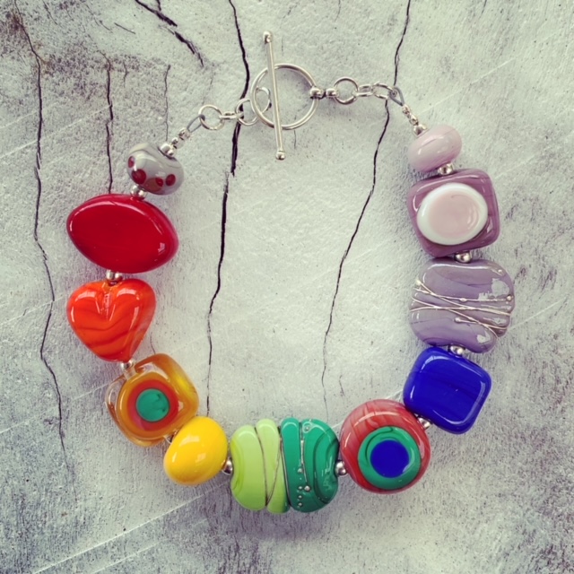 rainbow bracelet