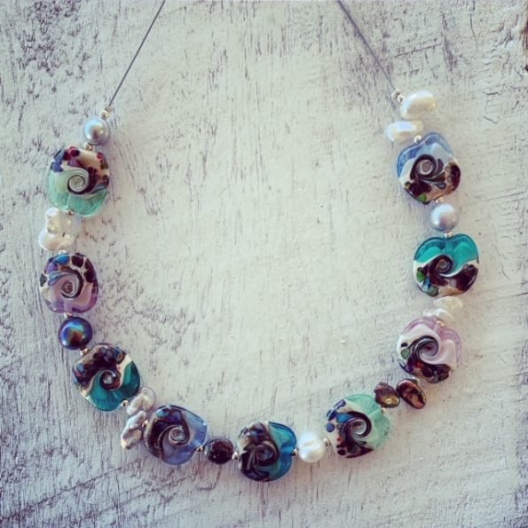 ocean inspired necklace 