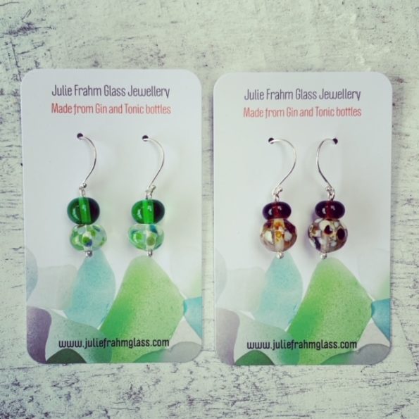 gin and tonic earrings 