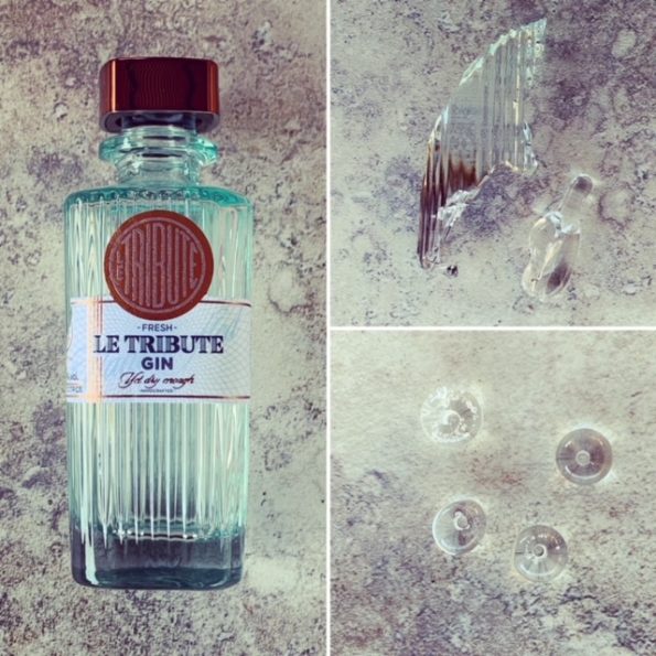 recycled glass bottle