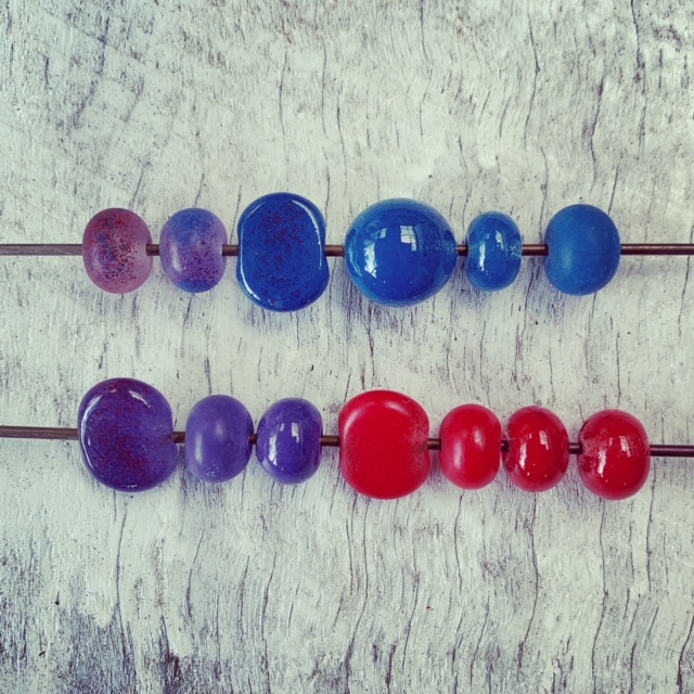 enamel glass beads